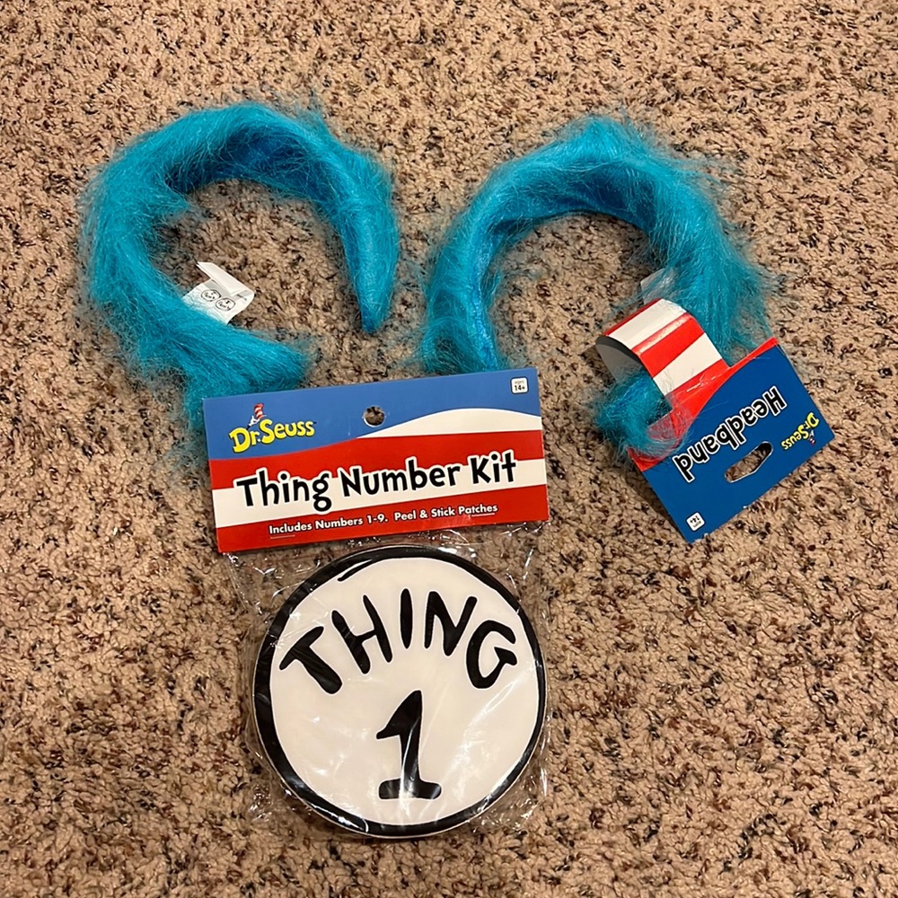 THING 1 & THING 2 HALLOWEEN COSTUME KIT